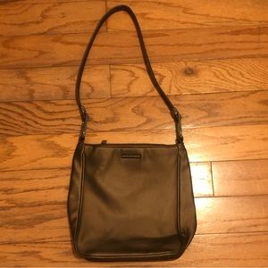 Esprit brown Nylon Shoulder Bag y2k 2000s